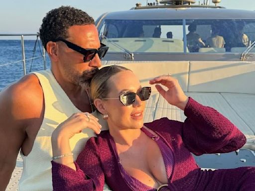 Kate and Rio Ferdinand showcase their beach bodies in Mykonos