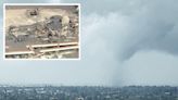 Tornado Touches Down East Of Downtown Los Angeles As Video Surfaces Of Possible Second Twister Near Santa Barbara – Update