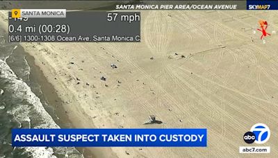 Teen among 3 victims assaulted in Santa Monica, police say; suspect in custody