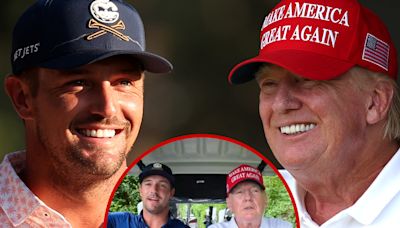 Bryson DeChambeau Golfs With Donald Trump, Raves Over Ex-President's Game