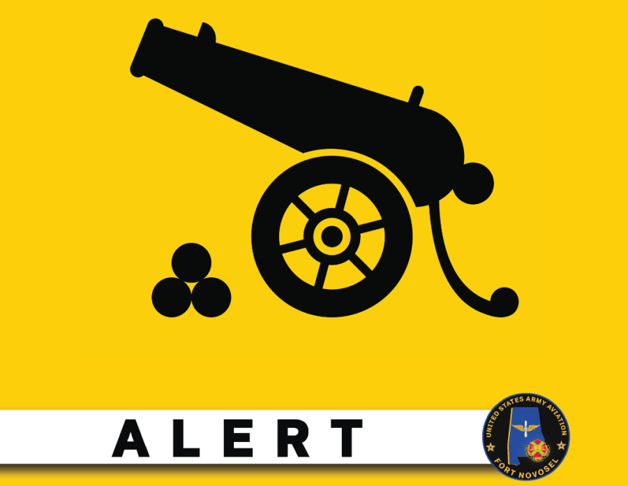 ALERT: Cannon fire on Fort Novosel