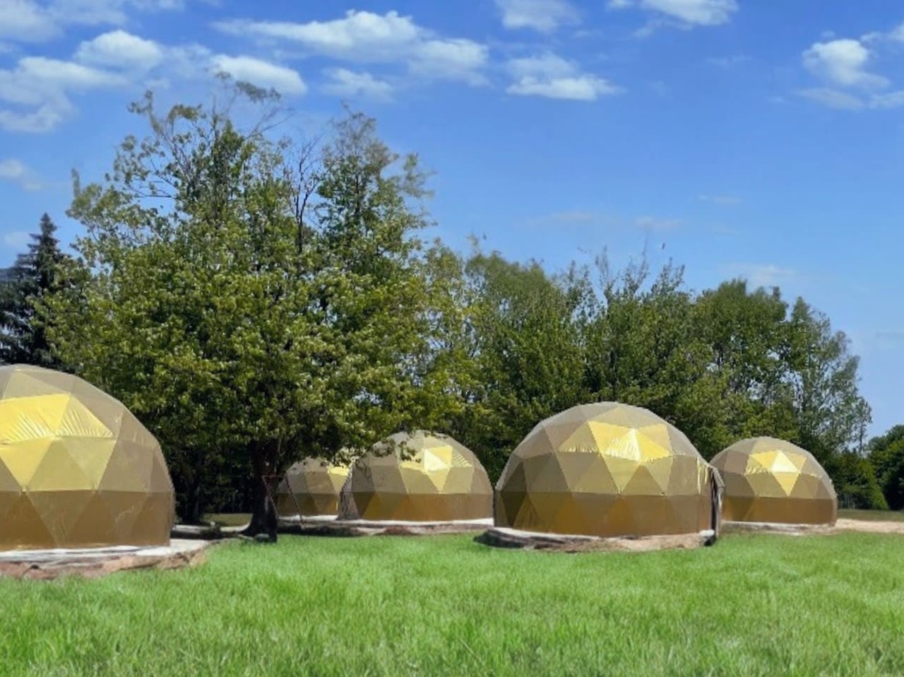 Glamping in a ‘disco dome’? Geodesic dome resort to open near Lake Michigan