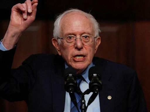 FILE PHOTO: Sanders delivers remarks on lowering healthcare costs in Washington