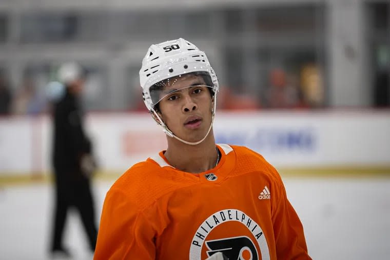 Flyers draft pick Noah Powell is hearing impaired but is ‘not going to let anything hold him back’