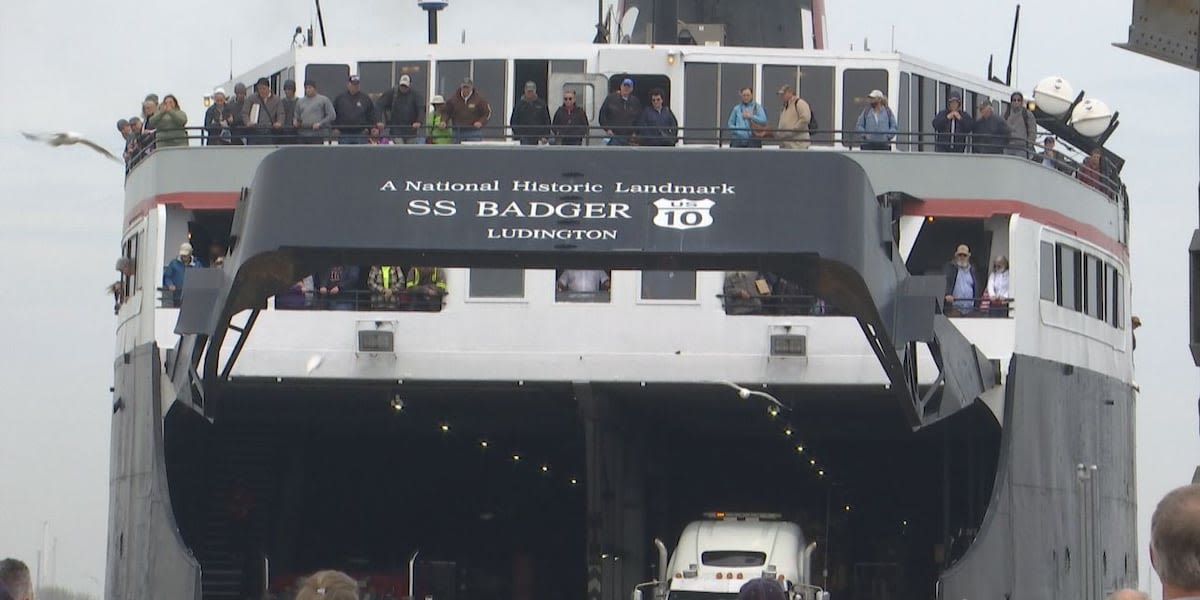 S.S. Badger Lake Michigan Car Ferry’s maiden voyage set for May 17