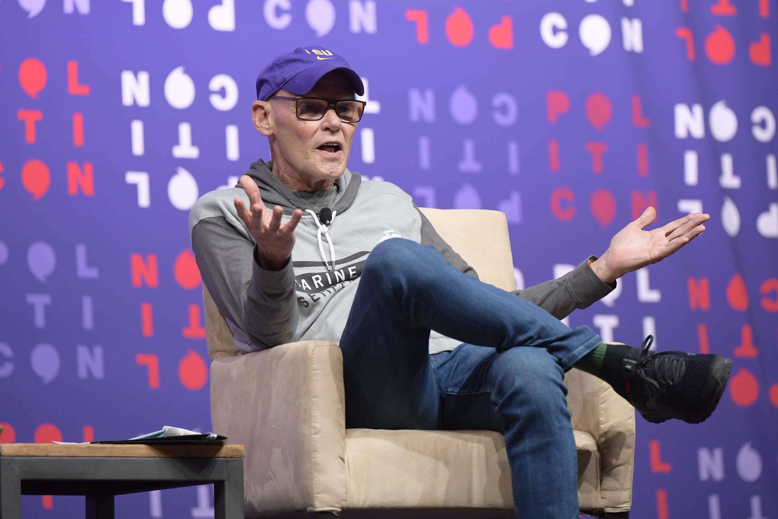 James Carville curses young voters in viral video