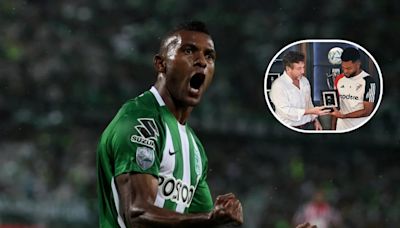 Celebra Atlético Nacional: Miguel Ángel Borja recibió un nuevo galardón