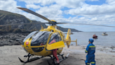 Woman airlifted to Edinburgh hospital after plunging onto rocks at beauty spot