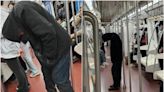 西安地鐵驚現黑衣怪客 「脖子詭異歪折」如喪屍片乘客嚇壞