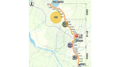 台中機場捷運終點站在霧峰 26站路線再報交通部審議