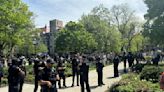University of Chicago United for Palestine protesters clash with counter-protesters; police head to scene