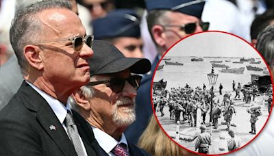 Tom Hanks & Steven Spielberg Attend 80th D-Day Anniversary in France