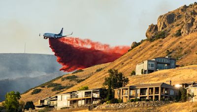 Salt Lake City homes evacuated as firefighters battle wildfire