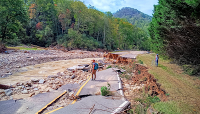 Hurricane Helene: British honeymooners stranded on mountainside for four days after storm