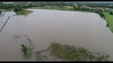 Saturated land leads to erosion concerns at a dam in Rockwall County