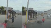 路旁反光鏡突然斷裂 日本童路過遭砸傷 專家：狗狗的尿加速腐蝕