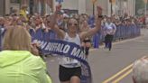 Thousands of runners enjoy nice weather during Buffalo marathon, Amherst teacher places first for women’s race