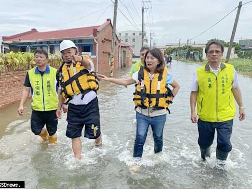 強颱侵襲麻豆區積淹水 區公所全力撤離救災 協助居民恢復家園