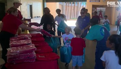 Angels host back-to-school event for to get kids ready for fall