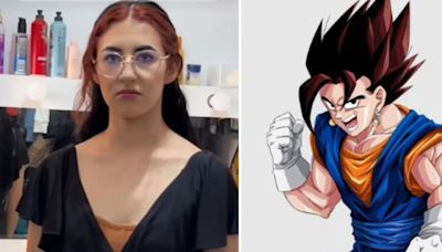 Broma de tiktoker a su novia se viraliza por comparaciones de su vestimenta con Vegetto de Dragon Ball Z