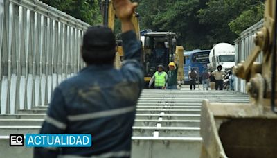 Culmina la instalación del puente en la vía Baños-Puyo, ¿Está habilitado el paso?