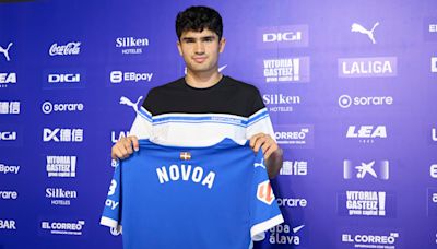 Hugo Novoa: “Mi sueño fue siempre jugar en LaLiga y el Alavés me ha dado esa oportunidad”