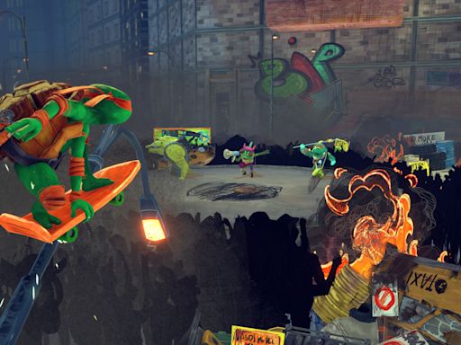 《忍者龜：變種大亂鬥》改編遊戲10月18發售，新世代忍者龜搖擺開扁