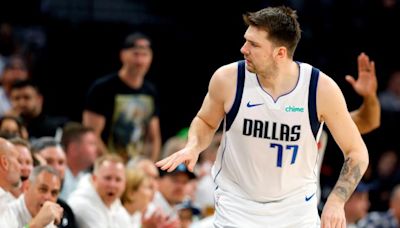 Luka Doncic's interaction with Timberwolves fan sparks Game 5 explosion: 'Who's crying now motherf—er?' | Sporting News Canada