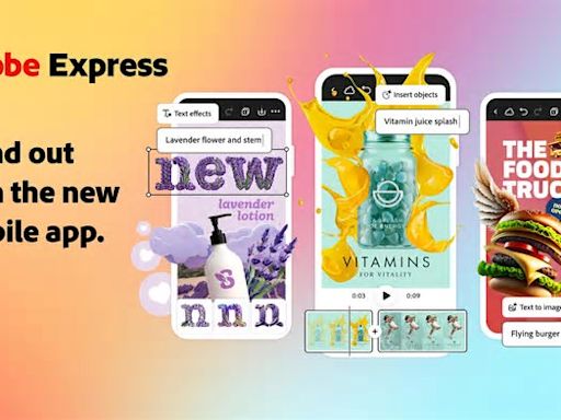 Adobe's Express content creation app is now generally available on mobile, for free