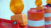 One lane road closure with temporary signal lights will begin on Blue River Bridge