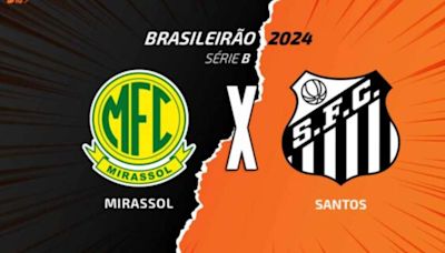 Mirassol x Santos: onde assistir, arbitragem e escalações