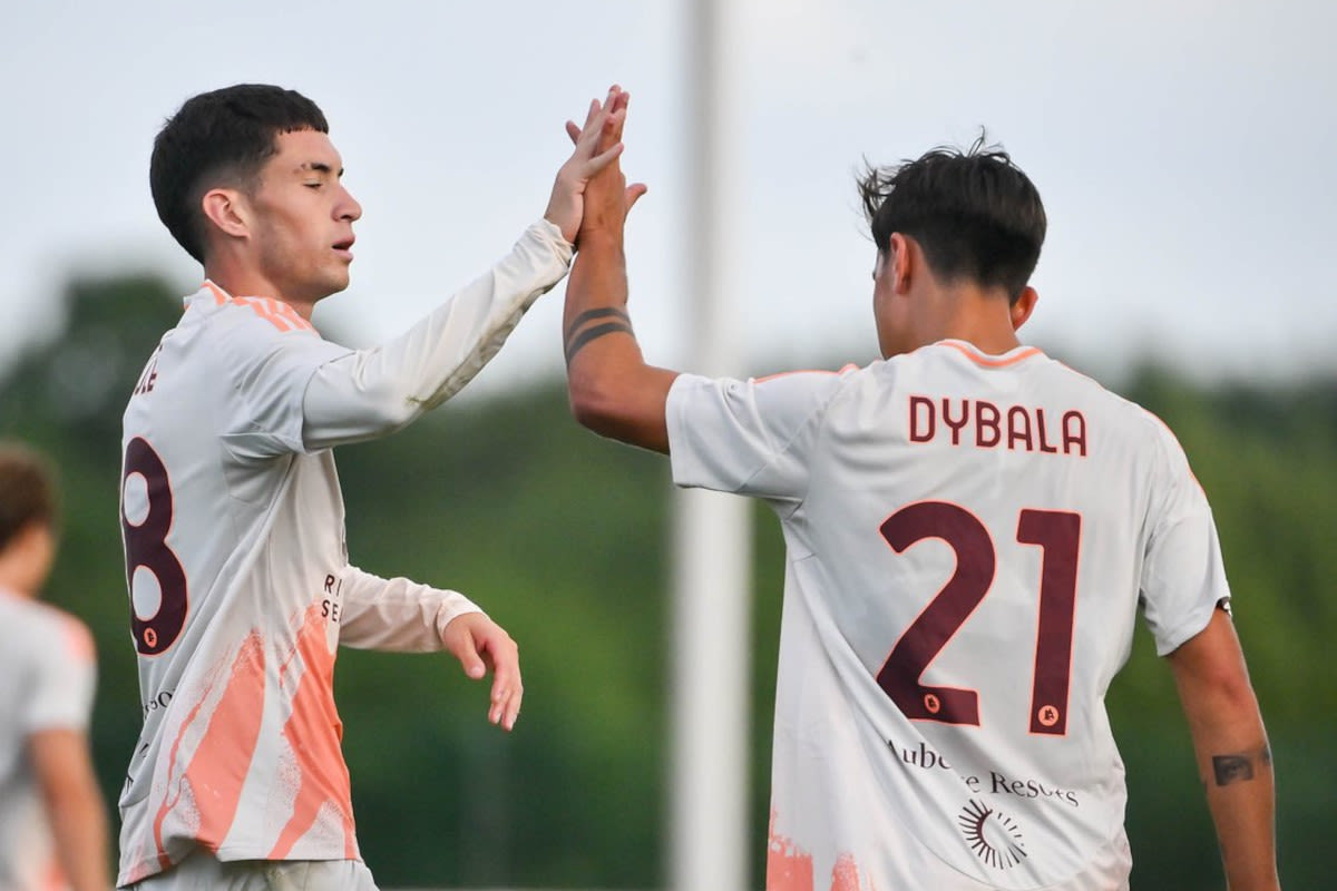 Friendly: Soule scores in style and shows glimpses of Dybala tango for Roma