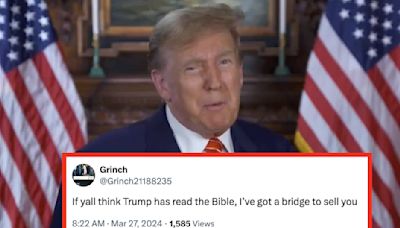 The Internet Is Losing It Over Donald Trump Selling An American-Themed Bible For $60