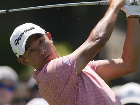 Morikawa part of 4-way tie for the lead at Hilton Head