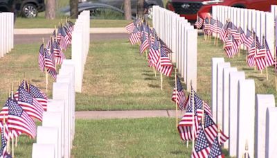 Jacksonville National Cemetery encourages volunteers to help place flags on graves Thursday for Memorial Day ceremony