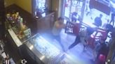 Video shows man chased, attacked and saved | Hero coffee shop manager speaks out