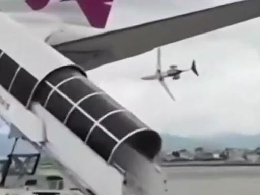 Video Shows Out-Of-Control Nepal Plane Slamming Into Ground, Ball Of Fire