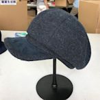 工廠直銷2018新款羊毛麂皮絨鴨舌帽日本遮陽帽WX18AW-W0823C-蓮蓮生活館