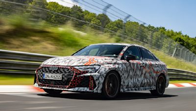 2025 Audi RS 3 sets new 'Ring lap record for compact cars