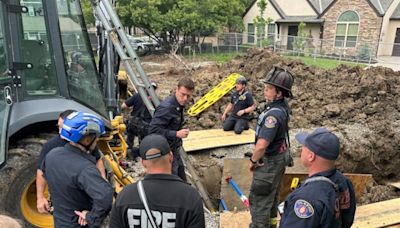 Overland Park construction worker rescued after trench collapse