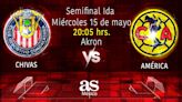 Chivas vs América en vivo: Liga MX, ida Semifinales hoy en directo