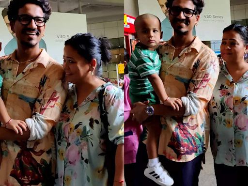 Bharti Singh and Haarsh Limbachiyaa compare their son Gola to Akshay Kumar after his mundan; here’s why - Times of India