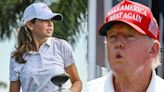 Donald Trump's talented granddaughter Kai, 17, played with LIV Golf stars