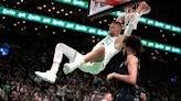 Porzingis' return sparks Celts in Game 1 blowout