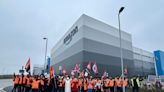 Workers strike at brand new £500 million Amazon warehouse