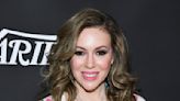 Alyssa Milano Documents Dodgers Game With Her Kids and Husband