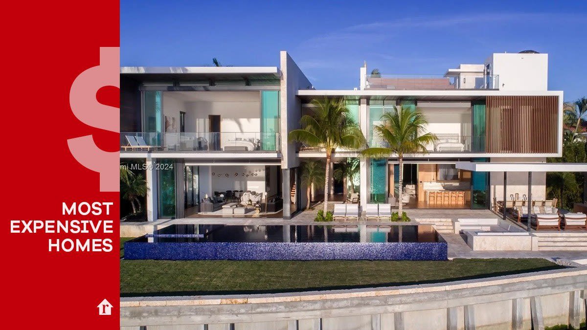 America's Most Expensive Home Is a $70M Modern Mansion on Miami Beach's Hibiscus Island