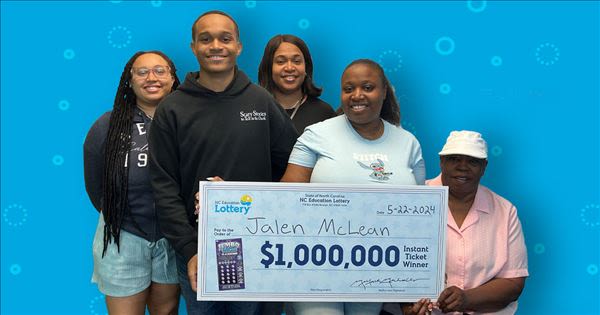 18-year-old wins $1 million on scratch-off after asking his sister to buy him a ticket