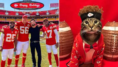 Hallmark Channel’s Kansas City Chiefs Christmas Movie Just Added the Purr-fect Star: Catrick Mahomes! (Exclusive)