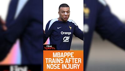 Kylian Mbappe Returns To Training After Nose Injury